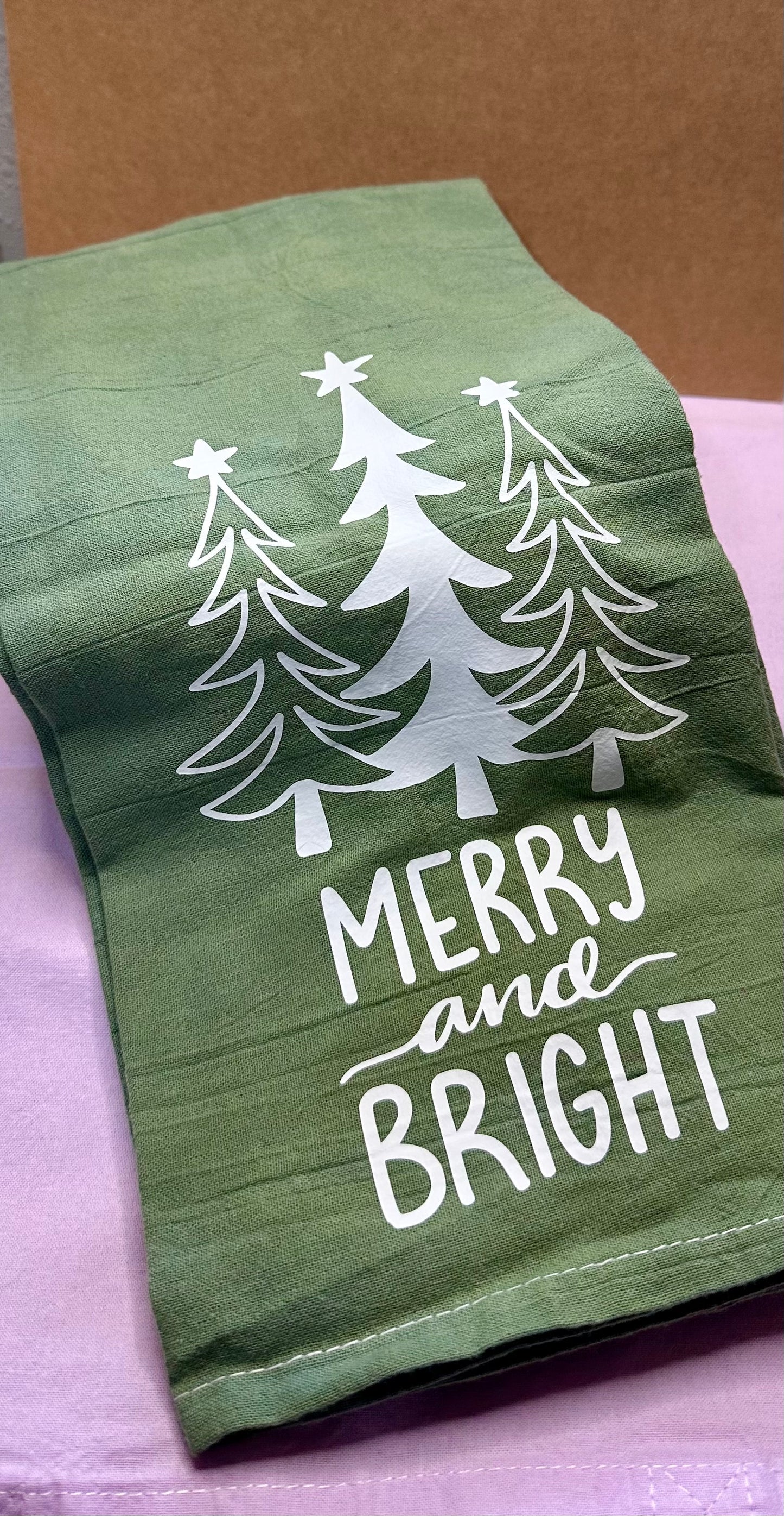 Holiday Towel in Green