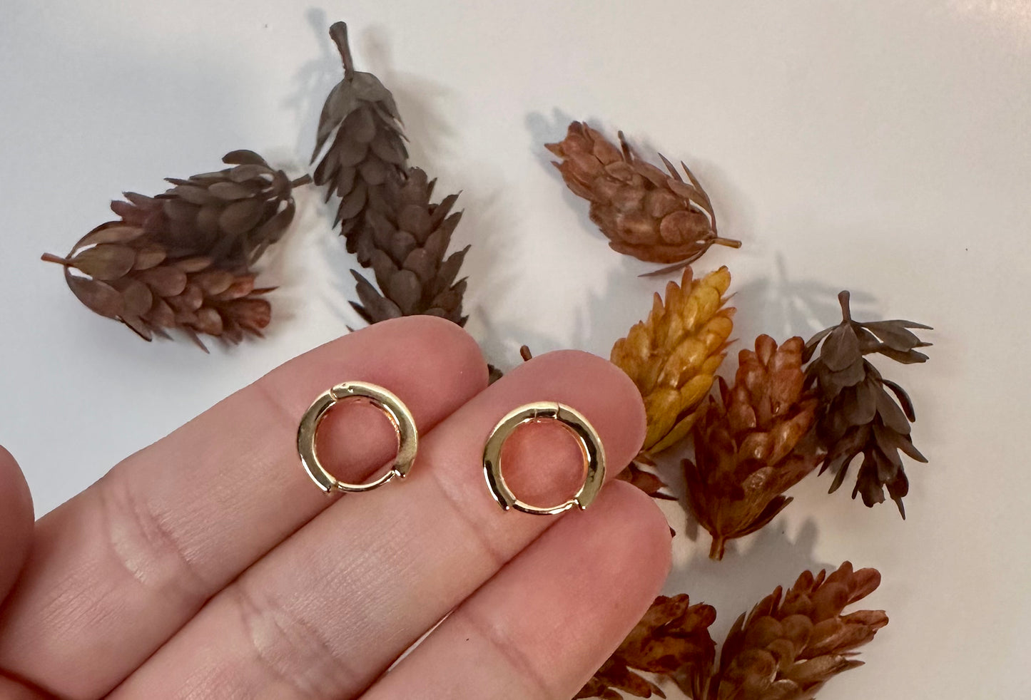 Mini Gold Huggie Earrings