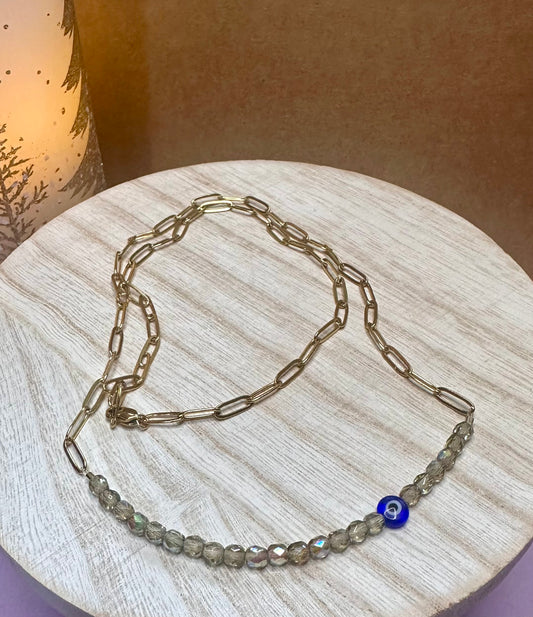 Evil eye necklace