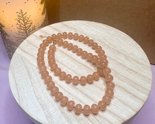 Peach Necklace