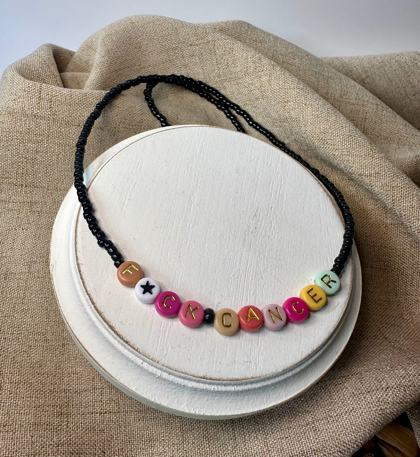 "F*ck Cancer" Necklace