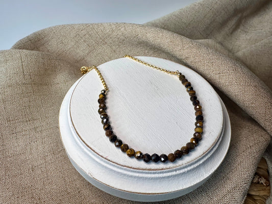 Tiger Eye's Stone Necklace