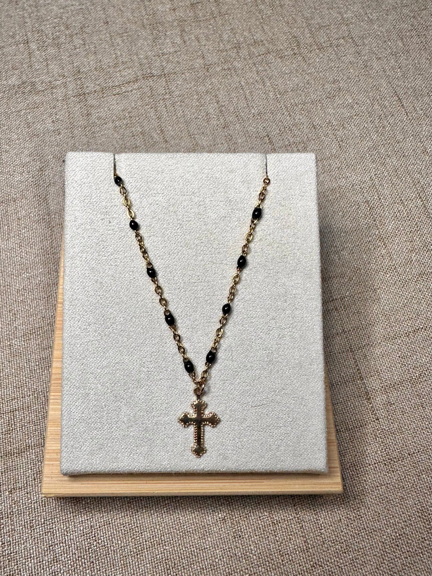 Gold Cross Necklace